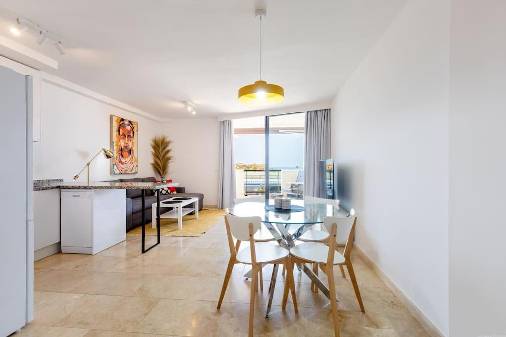 Sunny Ocean View Apartment Palm-mar Esterno foto