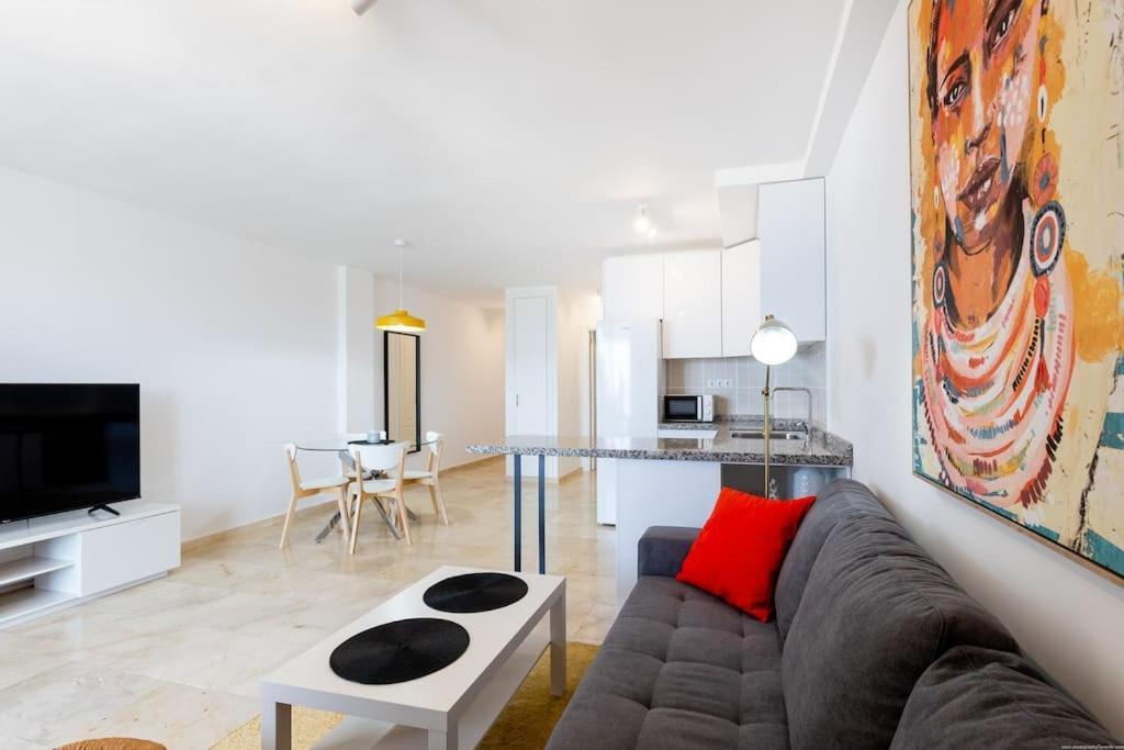 Sunny Ocean View Apartment Palm-mar Esterno foto