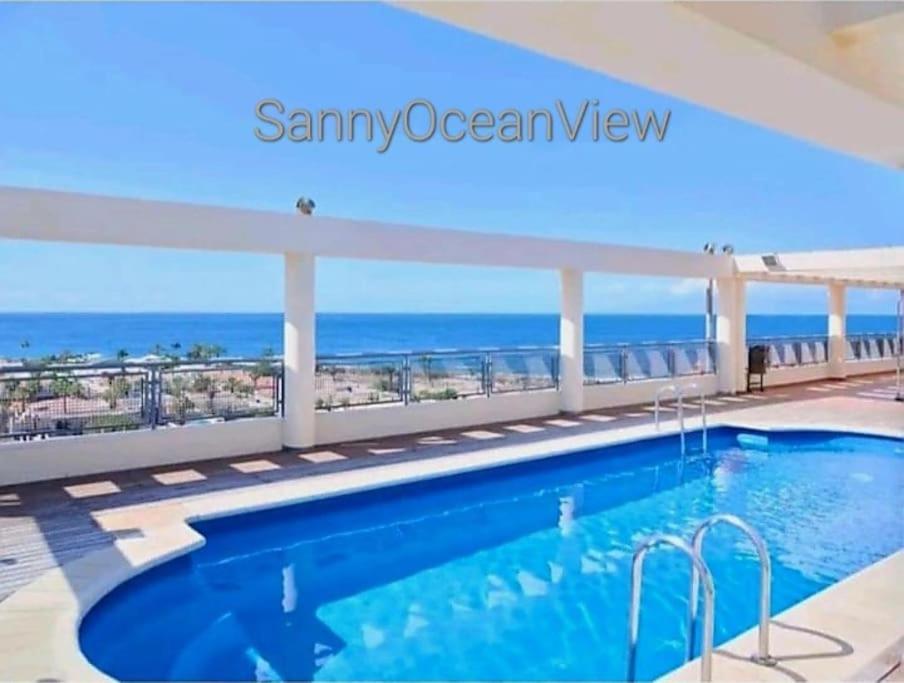 Sunny Ocean View Apartment Palm-mar Esterno foto