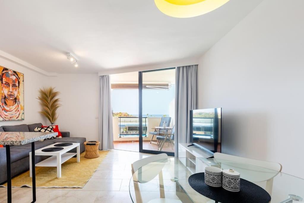 Sunny Ocean View Apartment Palm-mar Esterno foto